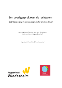 Een goed gesprek over de rechtsvorm