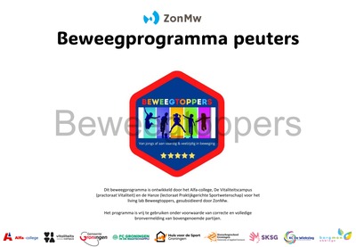 Beweegtoppers - Beweegprogramma peuters