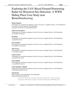 Exploring the UAV-Based Ground-Penetrating Radar for Historical Site Detection: A WWII Hiding Place Case Study near Bornerbroekseweg