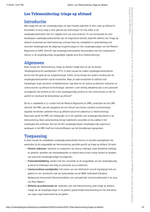Les telemonitoring: triage op afstand