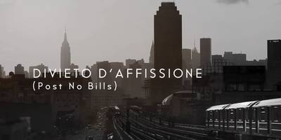 Divieto D'Affissione (Post no bills)