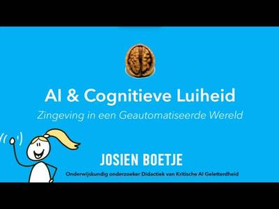 Keynote AI en Cognitieve Luiheid [video]
